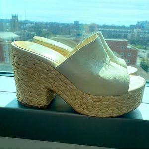 Dolce Vita Ivory Beach Platforms